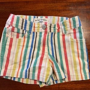 Girls mini Boden shorts - size 7